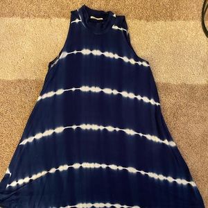 Navy Blue Beach tshirt dress
